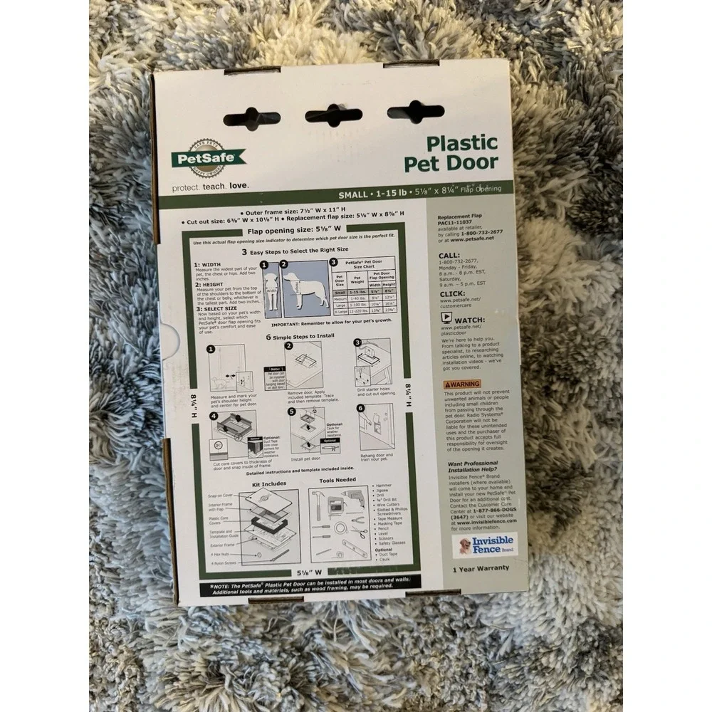 PetSafe Small Plastic Pet Door with UV Protection